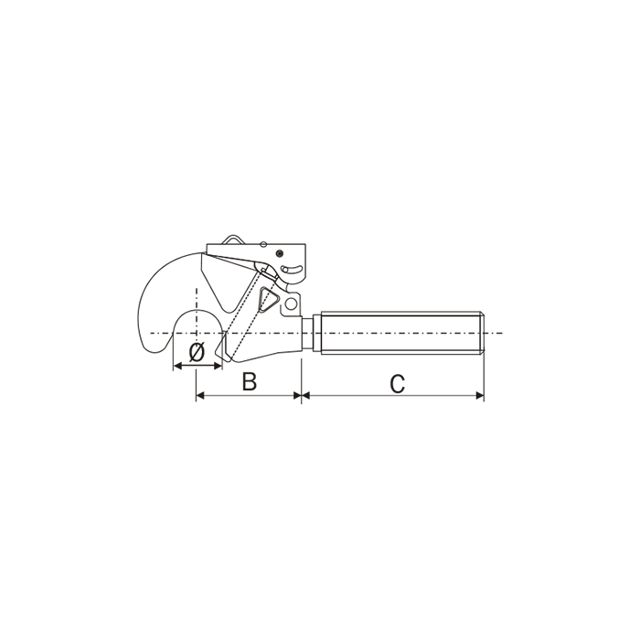 Rapid hooks with thread 36x3  Φ50