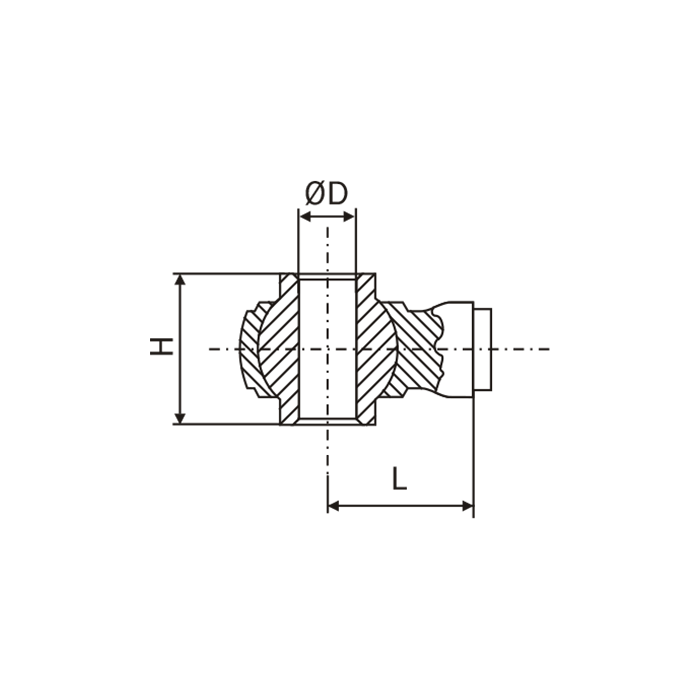 Ball joint terminals Φ19 62x44 Φ34