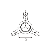 Locknut Star-Delta 40x3