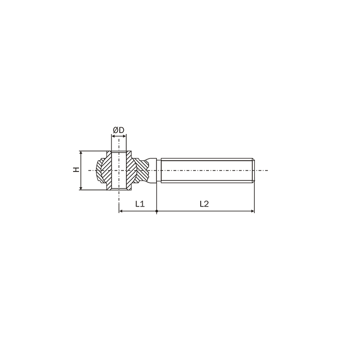 Tie rods 27x3 Φ19 left