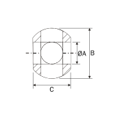 Ball for Arm 85x57 Φ37 CAT.4