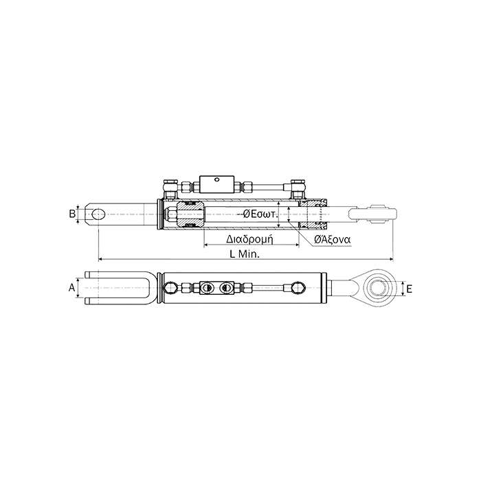 Hydraulic Stabilizer (660-920)70-40