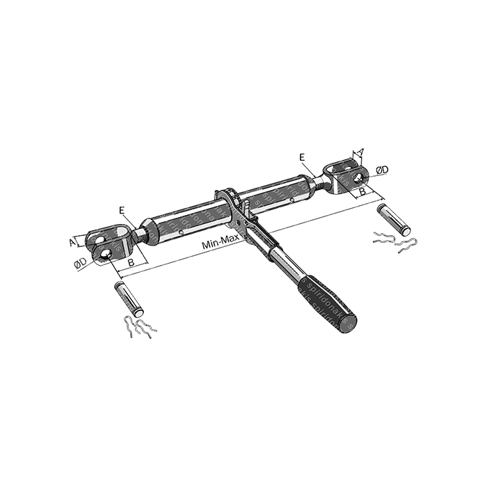 Stabilizer with Racket Torque Limiter with Yolk and Yolk 