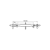 Stabilizer with Yolk and Ball L380 Φ22