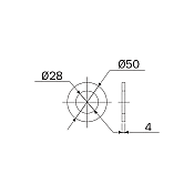 Specific Washer for Case Φ28