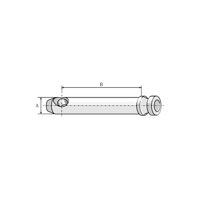 Pin for Lin & Leveling Hub 25x205mm