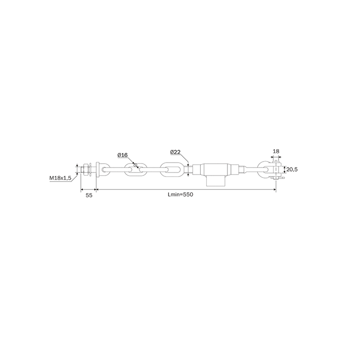 Stabilizer UTB 38.61.024