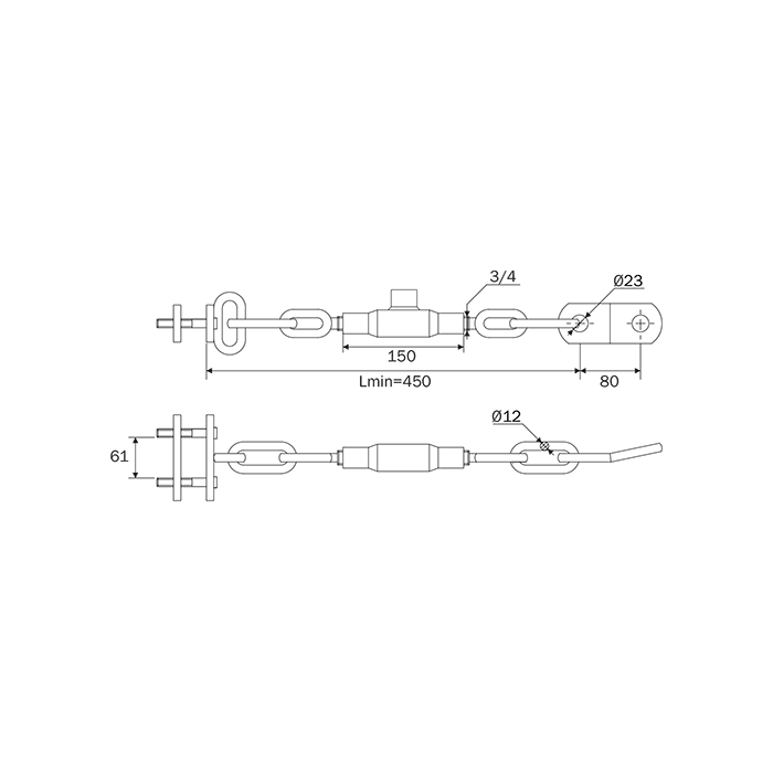 Stabilizer for IMT 539