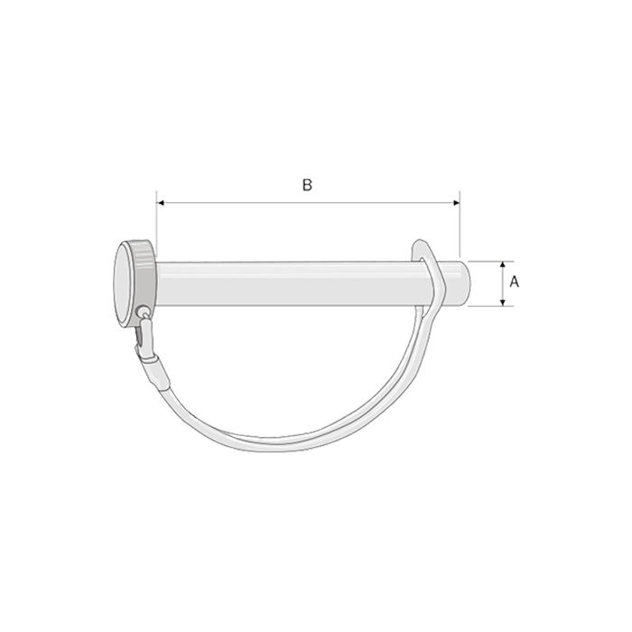 Shaft Locking Pin Ø8x70