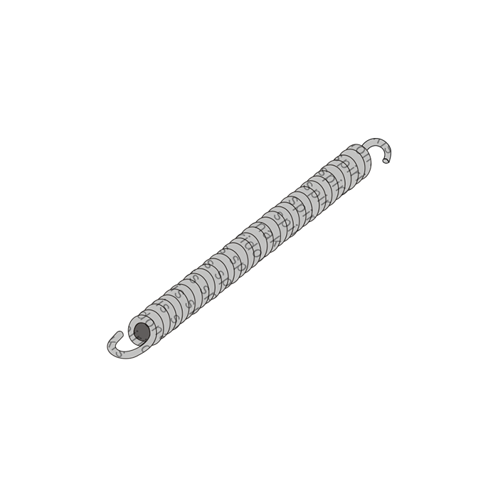 Stabilisation spring for lower link 340