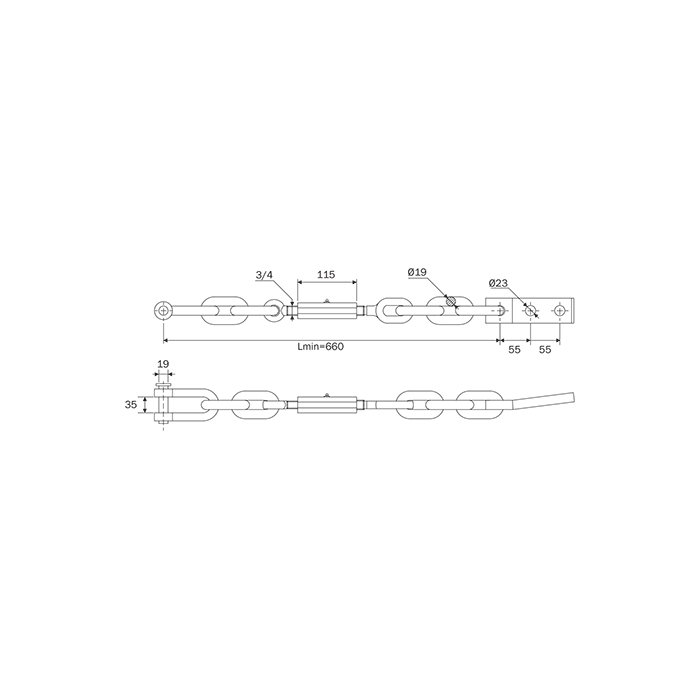 Stabilizer for Massey Ferguson 210