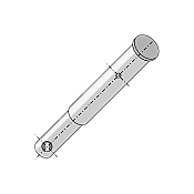 Pin for Rotary Cultivator Funnel Fiat 28-22 L.183