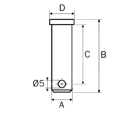 Pin for D Schakle M12