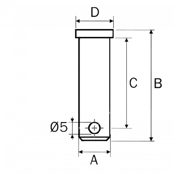 Pin for D Schakle M12