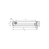 Pin for Lin & Leveling Hub ARM 25x85mm