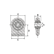 Ball Joint Terminal for Lower-Links Φ38