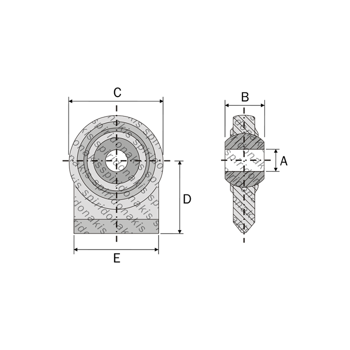 Ball Joint Terminal for Lower-Links Φ38