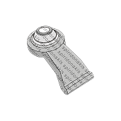Ball Joint Terminal for Lower-Links Fiat Φ38 Οbliquely