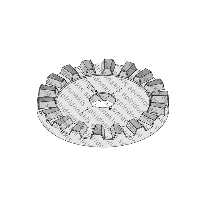 Notched Flange Leveler Φ80 BPT