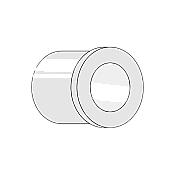 Plastic ring for wheel 20x36x33