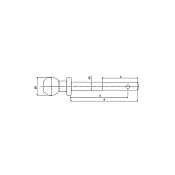 Ball for Drawbar Treiler Complete L190 Φ22