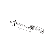 Trailing Security Pin Straight 31x150x500