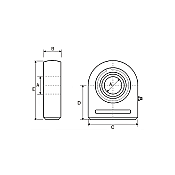 Ball Joint Terminal for Top-Links Φ25