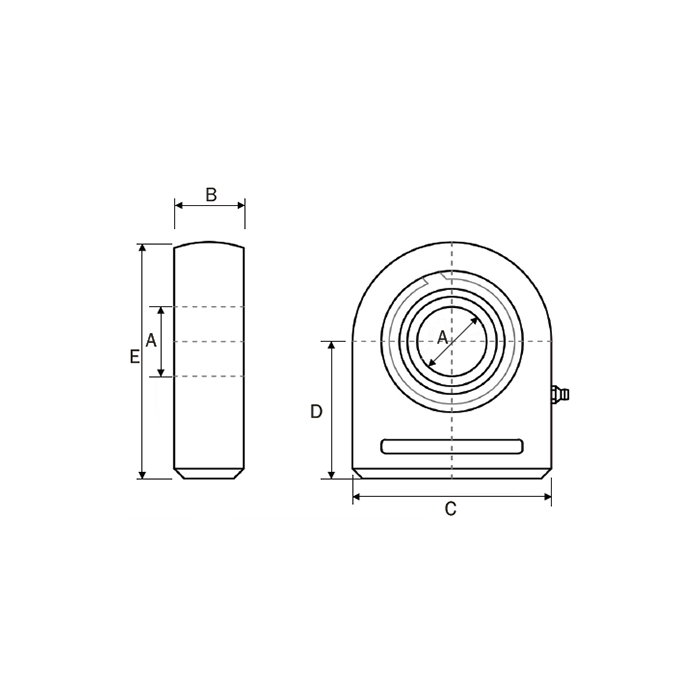 Ball Joint Terminal for Top-Links Φ20