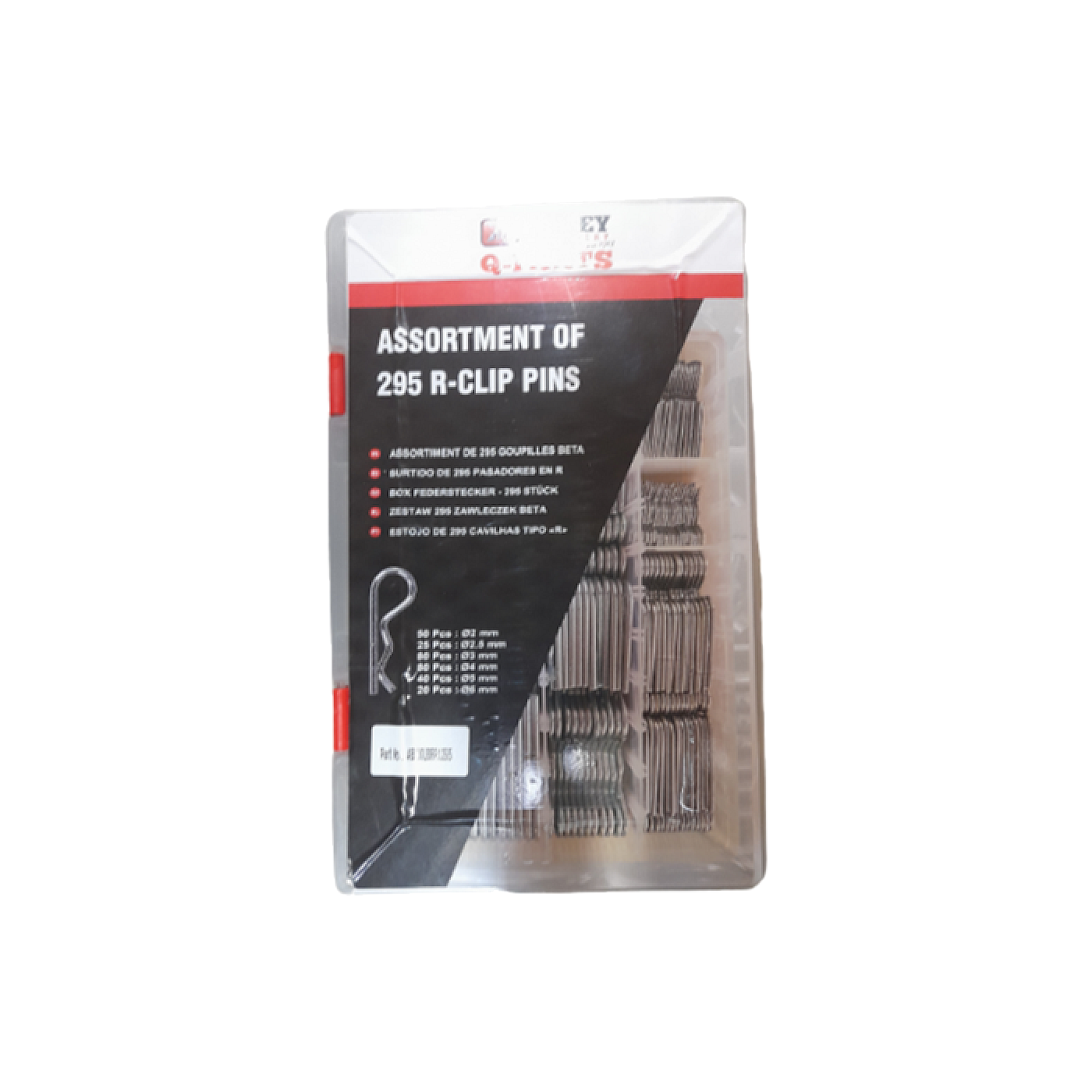 Safety Pins Cassette with hair pins (295 pieces)