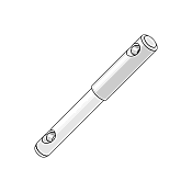 Pin for Rotary Cultivator Funnel 34-28