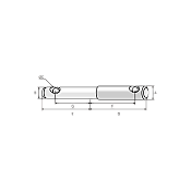 Pin for Rotary Cultivator Funnel 28-22