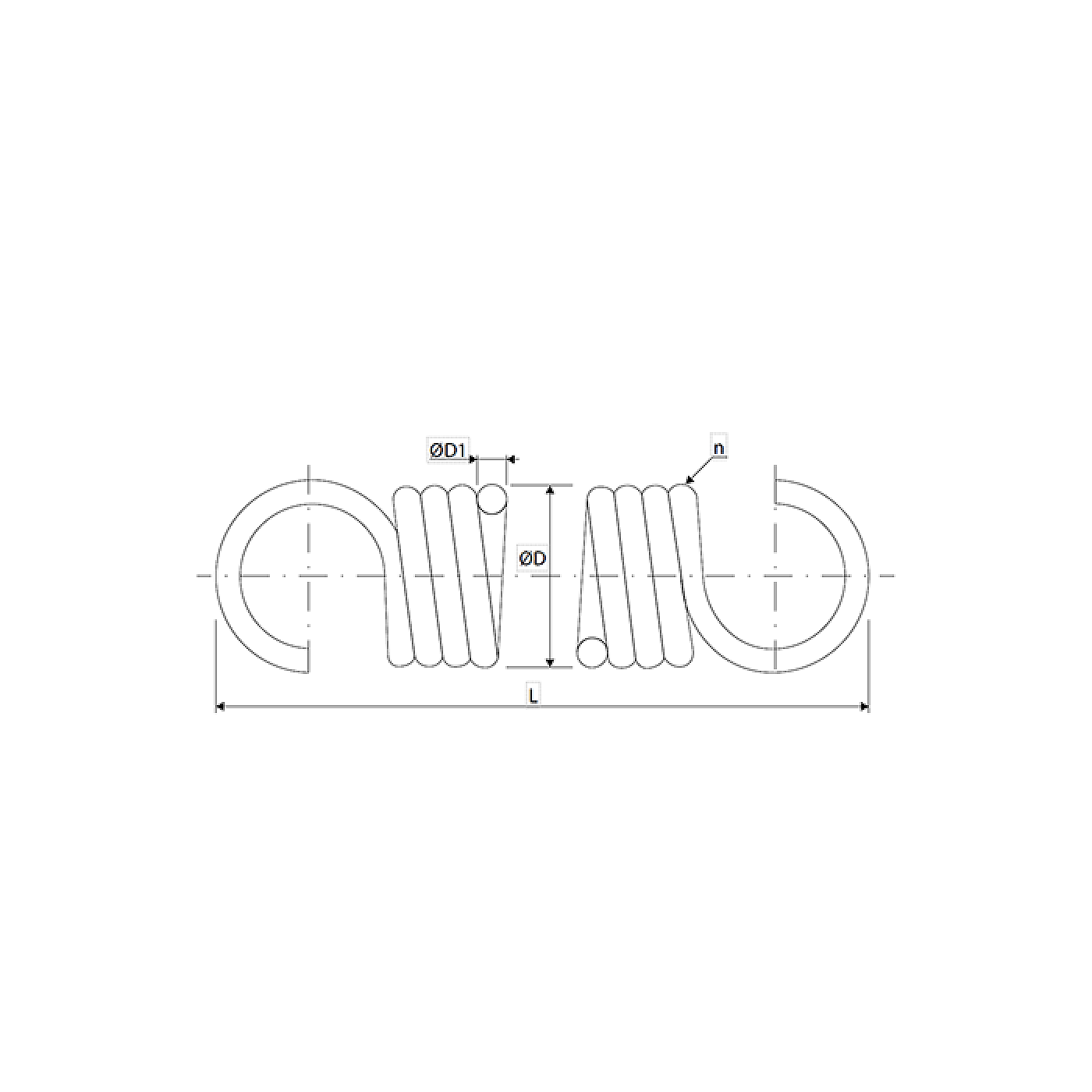 Spare Parts for VEKAM Seeding Machine : 06-168 Tension Spring ...