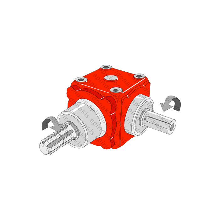 General Use Gearbox Anguar Ferroni R.1/1 Shaft-Shaft