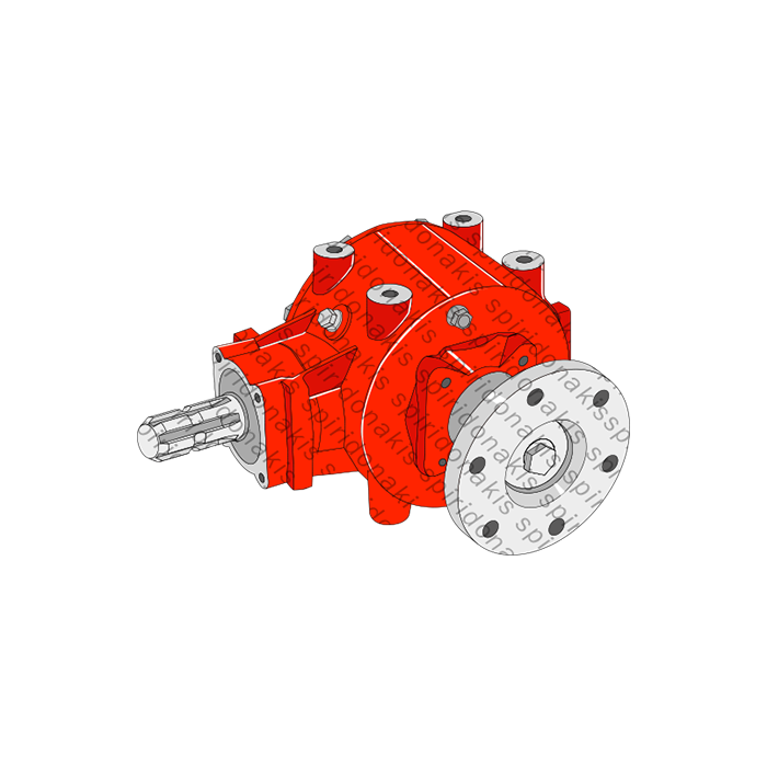 Hole digger gearbox T-304C (R=3:1) 25Hp (with flange) SP original