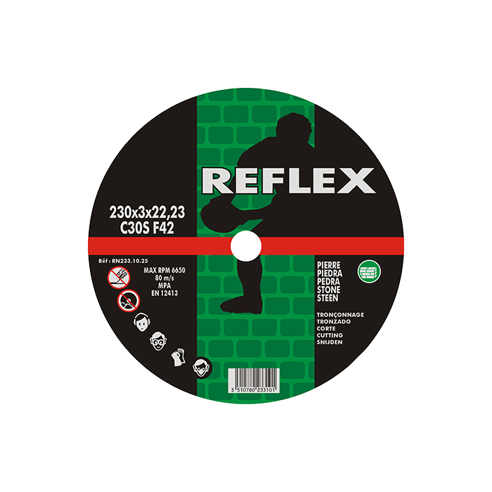 Cutting Disc Stone 233.10.25 230mm x 3,0mm Reflex