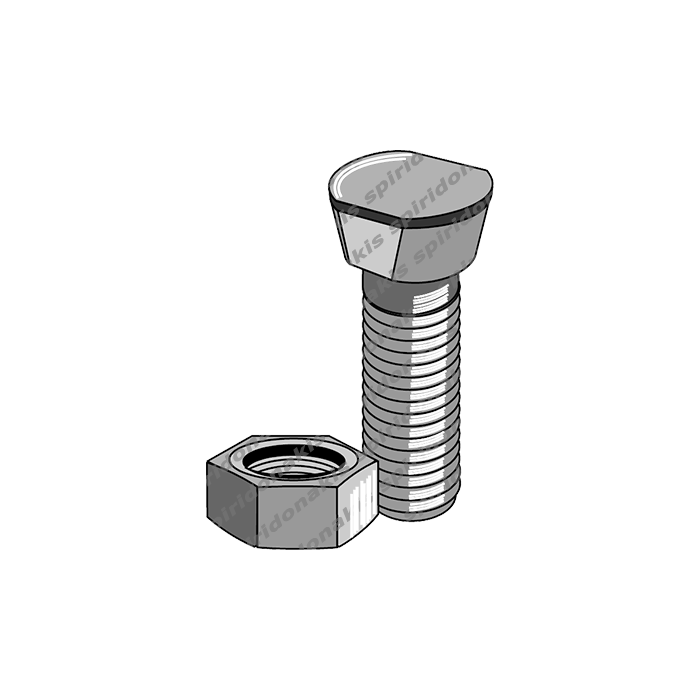 Countersunk Conical Bolt 12x37 (10.9)