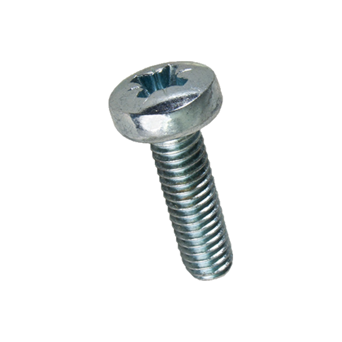 Cross Recessed Raised Cheese Head Screw DIN 7985 M04x06 Γαλβανιζέ