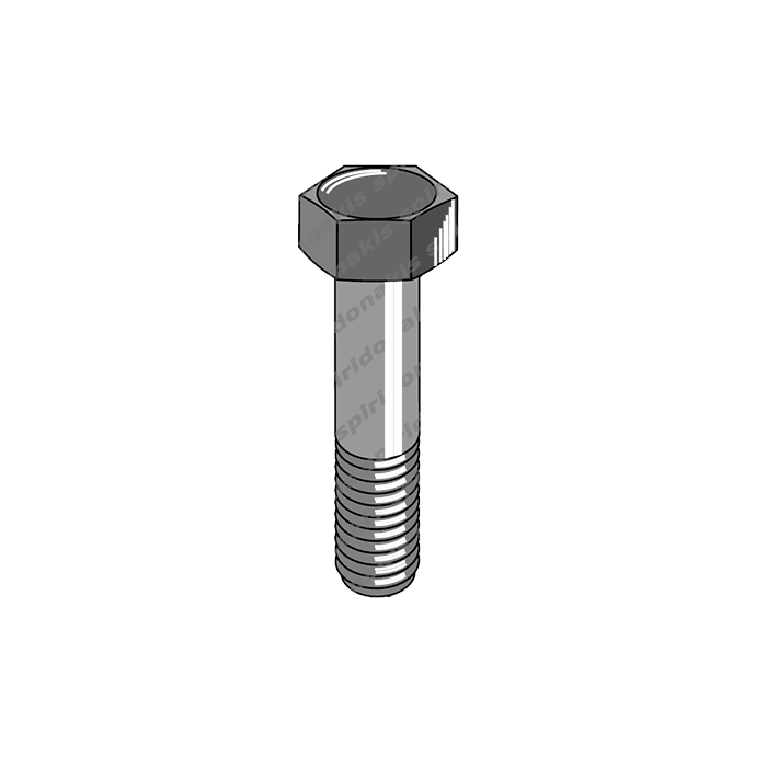 Hexagon Bolt Plough Kverneland 032740 (10.9) M16x40 Head 27mm