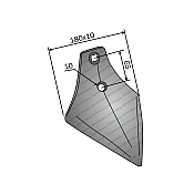 Heart Point (Giannikis Type) 180x10 (10-65)