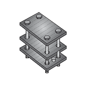 Σύνδεσμος Κομπλέ 40x40 για ΚΔ100x100 Bianchi