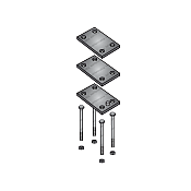 Σύνδεσμος Κομπλέ 40x40 για ΚΔ100x100 Bianchi