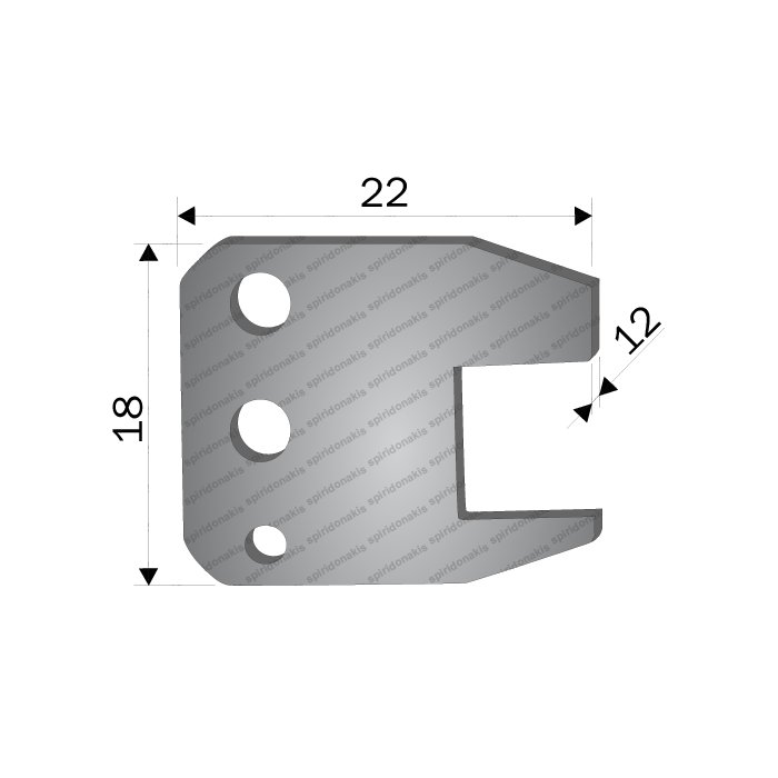 Traction Plate for Tint Tube 80x80 Ø28