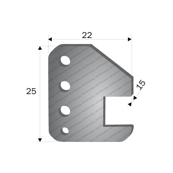 Πλάκα Έλξης 80x80ΚΔ Ø28 4 Τρύπες