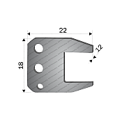 Draw Plate for Tine Tube 100x100 Ø28