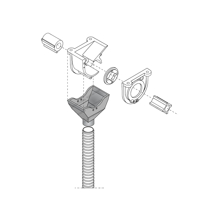 Funnel for Cultivator Fertilizer