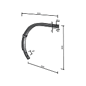 Ελατήριο Καλλιεργητή Chisel 55x25+20 χωρίς Νύχι Bianchi