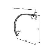 Ελατήριο Καλλιεργητή Chisel Μονό 55x20 χωρίς Νύχι Bianchi