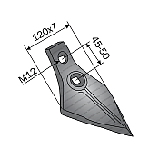 Heart Point Riper 120x10/45-50/M12 BPT