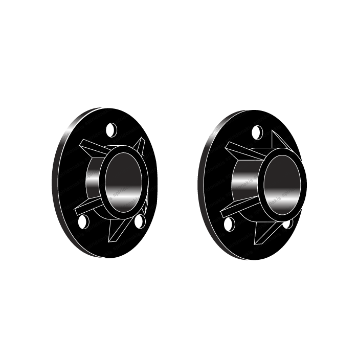 Plastic Hubs for Cultivator Disc 2 Pieces