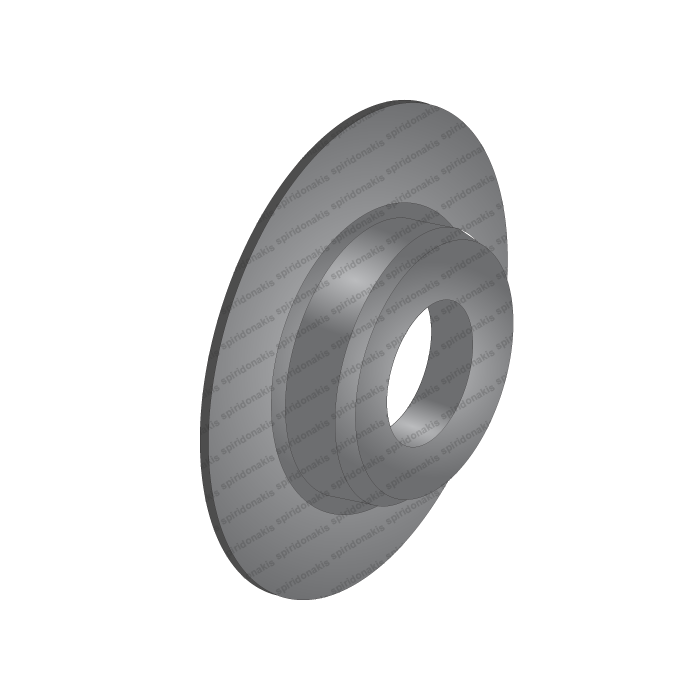 Hub Plate for Cultivator Disc without Bearing Zinc Plated